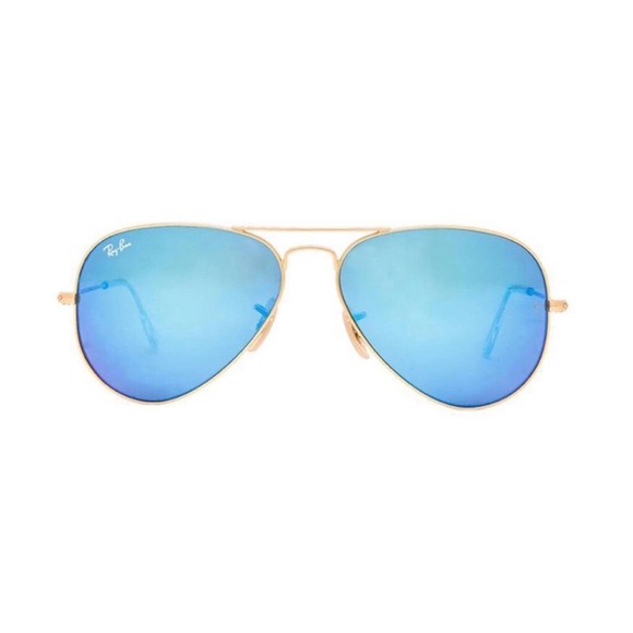 Ray-Ban Accessories - Blue Ray-Ban Aviator Flash Lenses